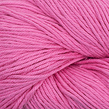 Load image into Gallery viewer, Skein of Cascade Nifty Cotton Worsted weight yarn in the color Rose Pink (Pink) for knitting and crocheting.
