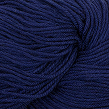 Load image into Gallery viewer, Skein of Cascade Nifty Cotton Worsted weight yarn in the color Sapphire (Blue) for knitting and crocheting.
