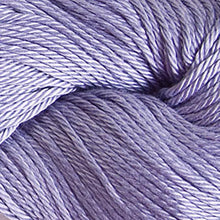 Load image into Gallery viewer, Skein of Cascade Ultra Pima DK weight yarn in the color Delphinium (Purple) for knitting and crocheting.
