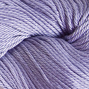 Skein of Cascade Ultra Pima DK weight yarn in the color Delphinium (Purple) for knitting and crocheting.