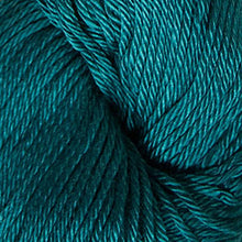 Load image into Gallery viewer, Skein of Cascade Ultra Pima DK weight yarn in the color Teal (Blue) for knitting and crocheting.
