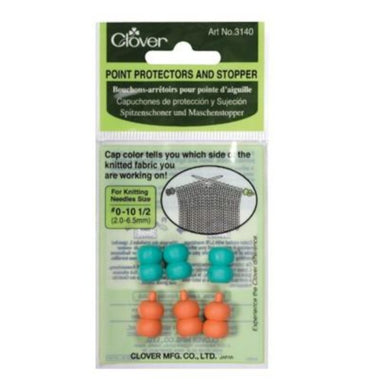 Clover Point Protectors and Stoppers for knitting needles