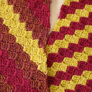 Columbine Striped Scarf PDF Crochet Pattern