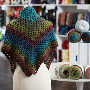 Continuous Spiral Granny Square Blanket PDF Crochet Pattern