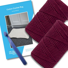 Load image into Gallery viewer, Cotton Crochet Rug Crochet Kit
