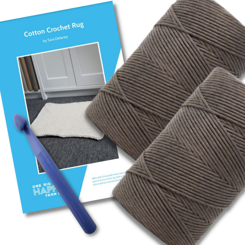 Cotton Crochet Rug Crochet Kit