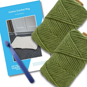 Cotton Crochet Rug Crochet Kit
