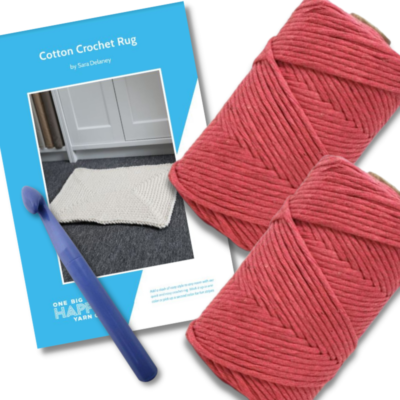 Cotton Crochet Rug Crochet Kit