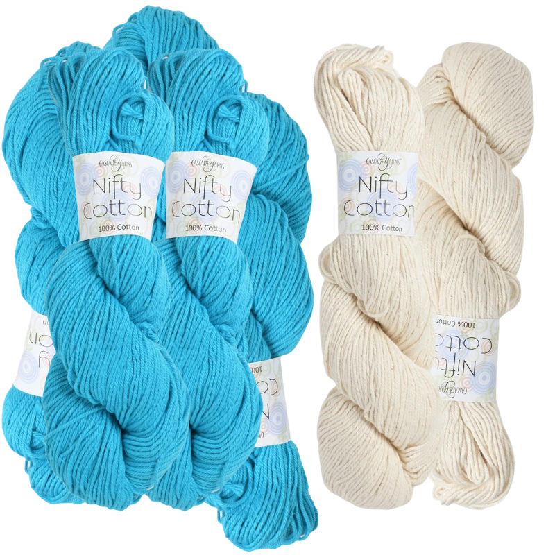  100% Cotton Yarn for Knitting and Crocheting, 3 or
