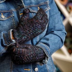 Cupid's Twist Gloves PDF Knitting Pattern