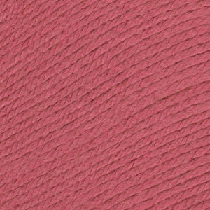 Skein of Ella Rae Cashmereno Aran Worsted weight yarn in the color Cerise (Red) for knitting and crocheting.