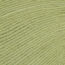 Load image into Gallery viewer, Skein of Ella Rae Cashmereno Aran Worsted weight yarn in the color Peridot (Green) for knitting and crocheting.
