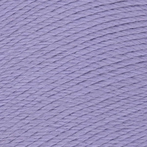 Skein of Ella Rae Cashmereno Aran Worsted weight yarn in the color Wisteria (Purple) for knitting and crocheting.