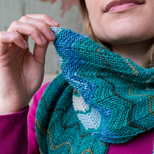 Load image into Gallery viewer, Flora Scarf Knit Kit
