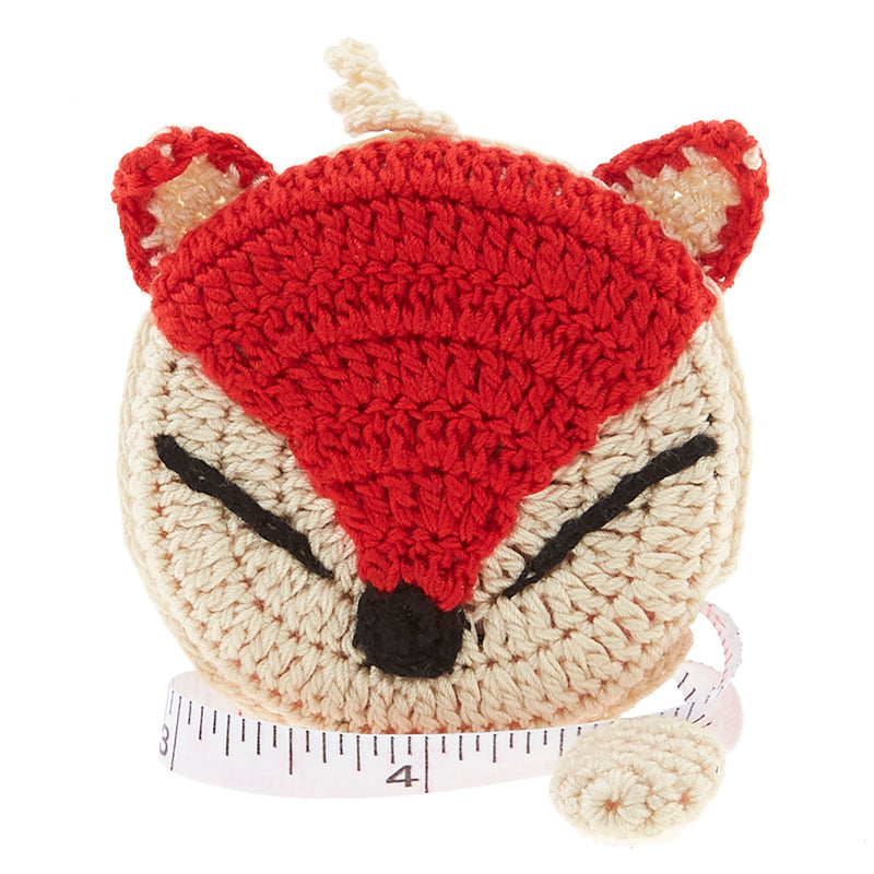 Fox And Hedgehog Sleeping Retractable Tape Measure Sewing Knitting  Patchwork