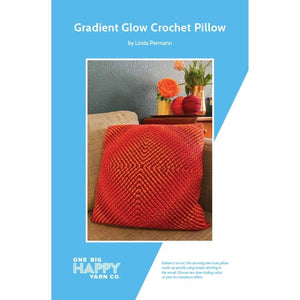 Gradient Glow Pillow PDF Crochet Pattern