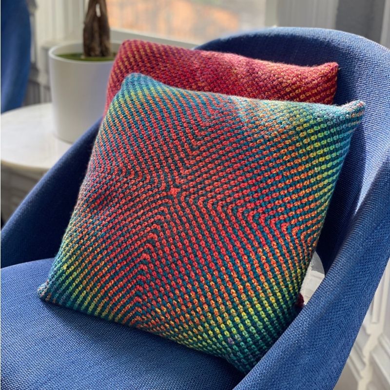 Gradient Glow Pillow Crochet Kit