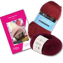 Load image into Gallery viewer, Halo Haze Hat Knit Kit
