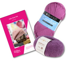Load image into Gallery viewer, Halo Haze Hat Knit Kit
