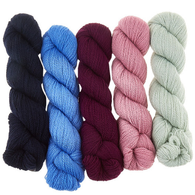 Happy Stripes Shawl Knit Kit