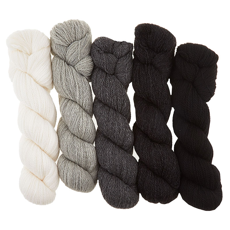 Happy Stripes Shawl Knit Kit