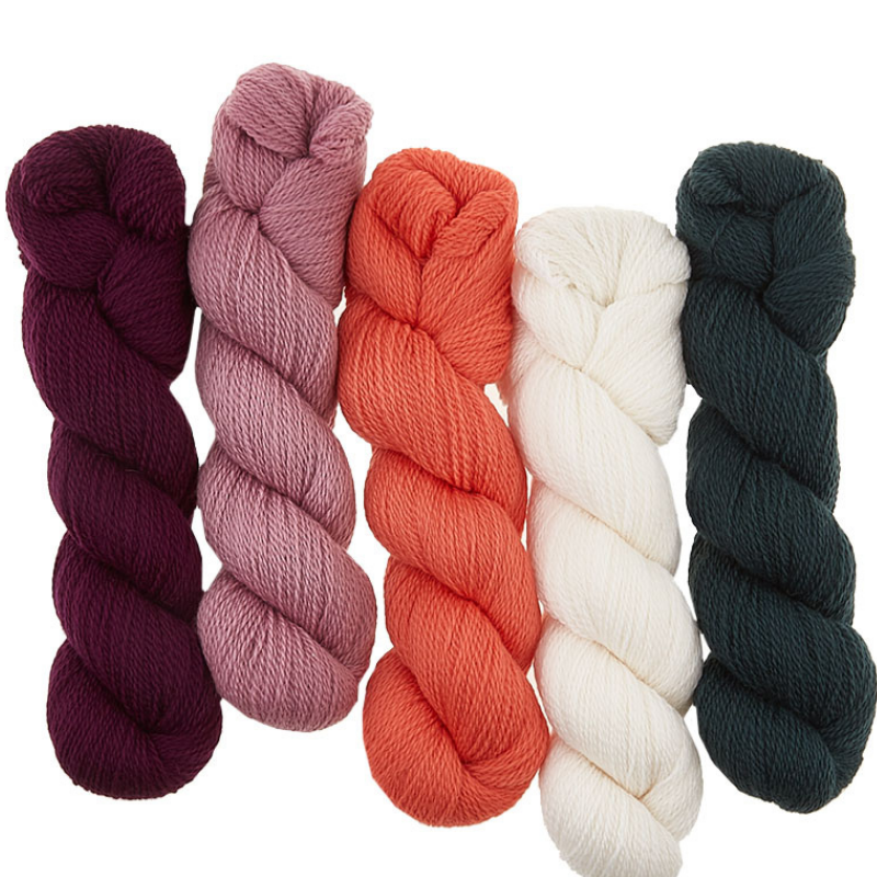 Happy Stripes Shawl Knit Kit