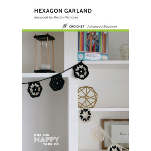 Hexagon Garland PDF Crochet Pattern