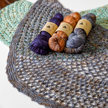 Load image into Gallery viewer, Kitty Wink Shawl Knit Kit
