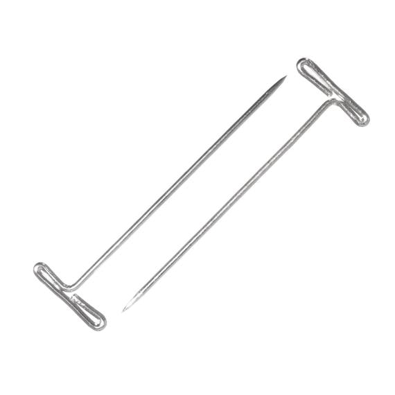 Knitter's Pride 2 Steel T-Pins for blocking knitting and crochet proejcts