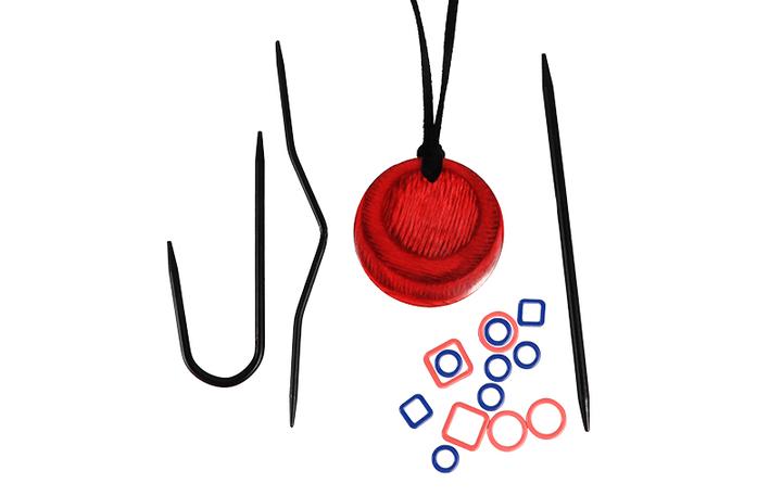 Magnetic Knitter's Necklace