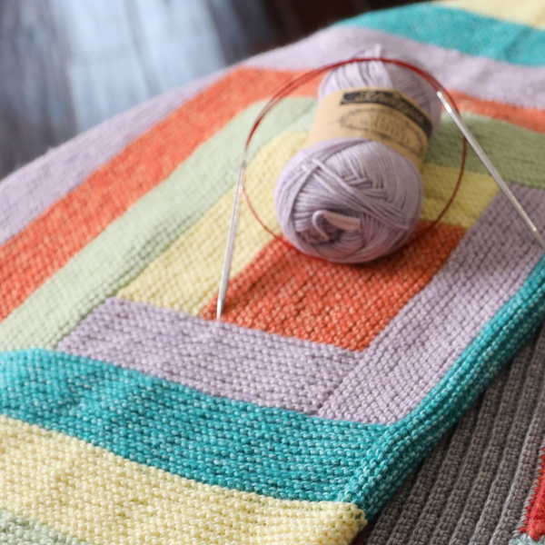 Crochet Log Cabin Blanket 8ply Colour Collection Kit