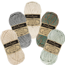 Load image into Gallery viewer, Log Cabin Blanket Knit Kit
