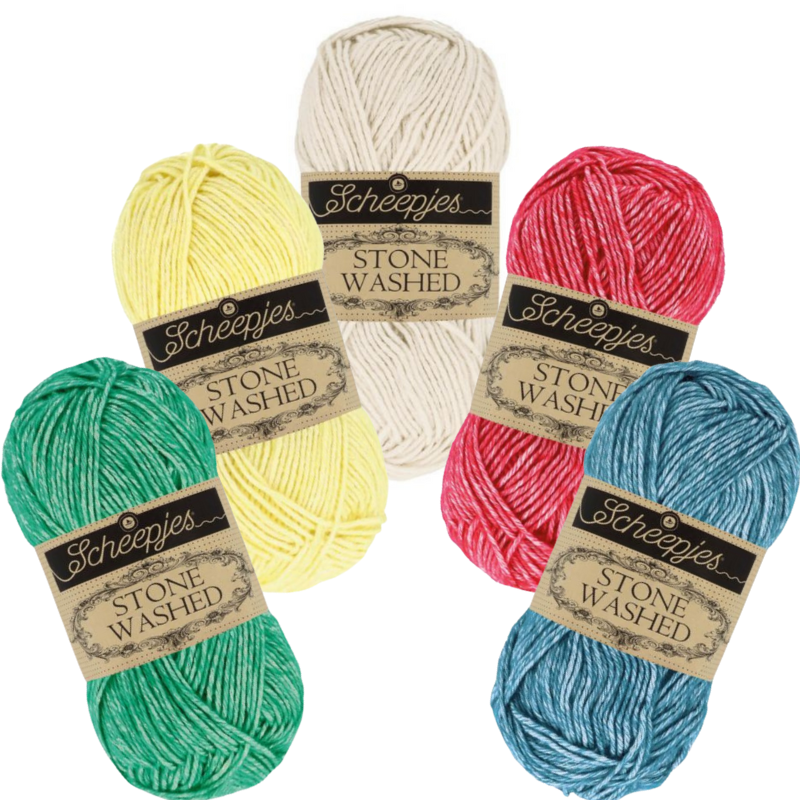 Log Cabin Blanket Knit Kit