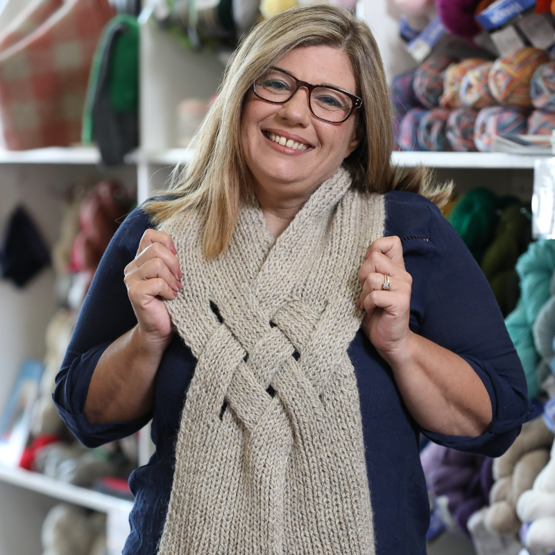 Magic Weave Scarf Knit Kit