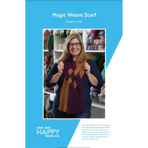 Magic Weave Scarf Printed Knitting Pattern
