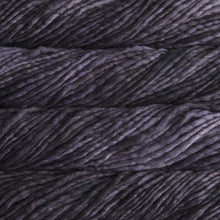 Load image into Gallery viewer, Skein of Malabrigo Rasta Super Bulky weight yarn in color Pearl Ten (Gray) for knitting and crocheting.
