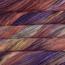 Load image into Gallery viewer, Skein of Malabrigo Rios Worsted weight yarn in the color Archangel (Red) for knitting and crocheting.
