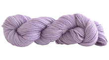 Load image into Gallery viewer, Skein of Manos del Uruguay Silk Blend DK weight yarn in the color Malva (Purple) for knitting and crocheting.
