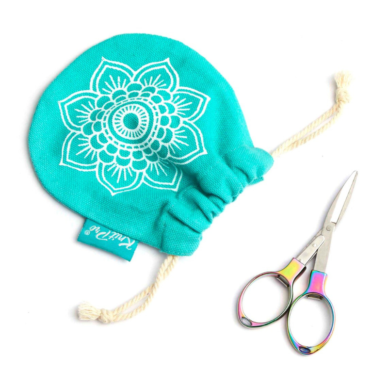 Travel Fold up Scissors Knitting & Crochet Notions Rose Gold