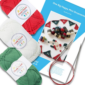 Holiday Ornaments and Banner Knit Kit