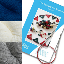 Load image into Gallery viewer, Holiday Ornaments and Banner Knit Kit

