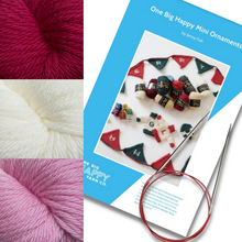 Load image into Gallery viewer, Holiday Ornaments and Banner Knit Kit
