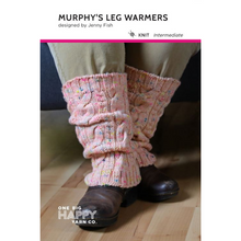 Load image into Gallery viewer, Murphy&#39;s Leg Warmers Printed Knitting Pattern
