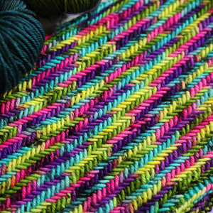 Neon Dreams Cowl Printed Knitting Pattern
