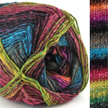 Load image into Gallery viewer, Absolute Fantasy Entrelac Hat and Fingerless Mitts Set Knit Kit
