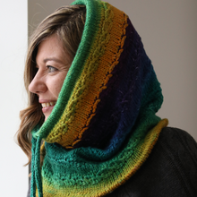 Load image into Gallery viewer, Off The Rails Cowl PDF Knitting Pattern
