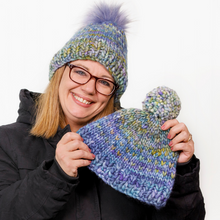 Load image into Gallery viewer, One Big Happy Basic Colorwork Hat Kit
