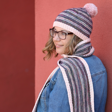 Load image into Gallery viewer, Osborn Hat &amp; Scarf PDF Knitting Pattern
