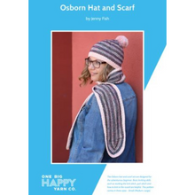 Load image into Gallery viewer, Osborn Hat &amp; Scarf PDF Knitting Pattern

