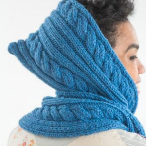 Perry Hooded Scarf Knit Kit